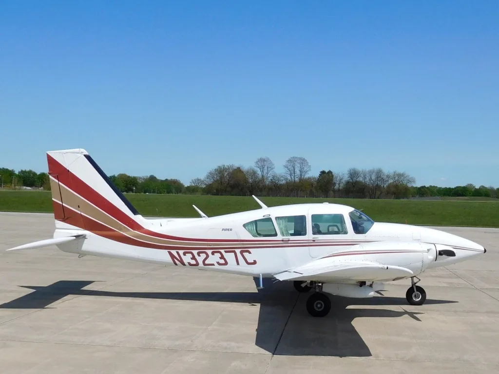 Exterior view of a 1979 Piper Aztec F - N3237C Aircraft.