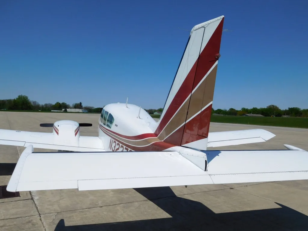 Exterior view of a 1979 Piper Aztec F - N3237C Aircraft.
