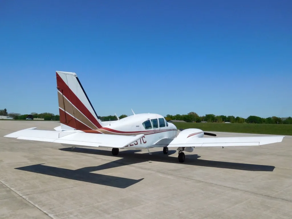 Exterior view of a 1979 Piper Aztec F - N3237C Aircraft.