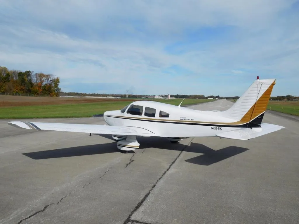 Exterior view of a 1979 Piper Warrior II - N2241K Aircraft.