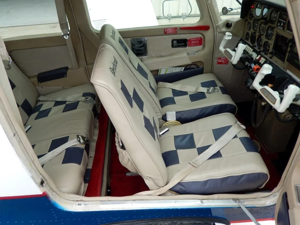 Cabin interior of a 1980 Beech C23- N1223T Aircraft.