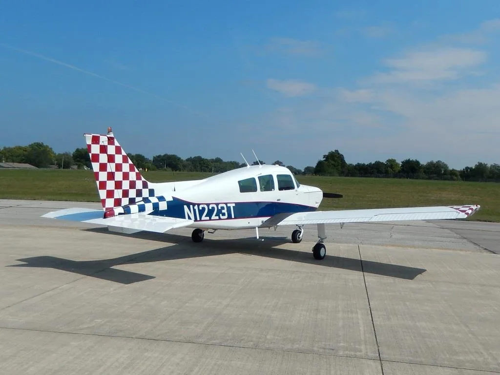 Exterior view of a 1980 Beech C23- N1223T Aircraft.