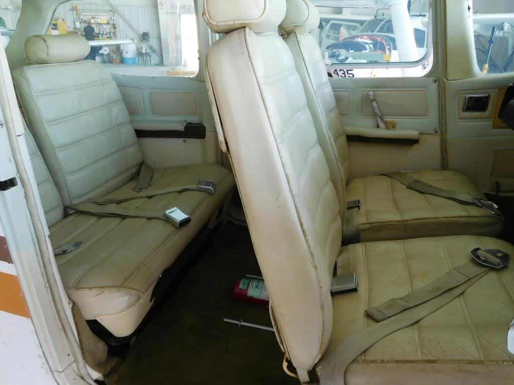 Cabin interior of a 1980 Cessna 172 Cutlass - N6415R Aircraft.