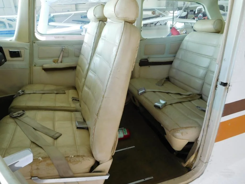 Cabin interior of a 1980 Cessna 172 Cutlass - N6415R Aircraft.