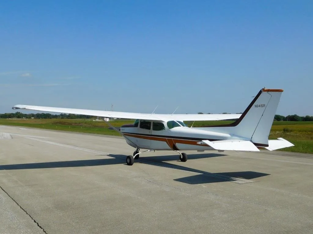 Exterior view of a 1980 Cessna 172 Cutlass - N6415R Aircraft.