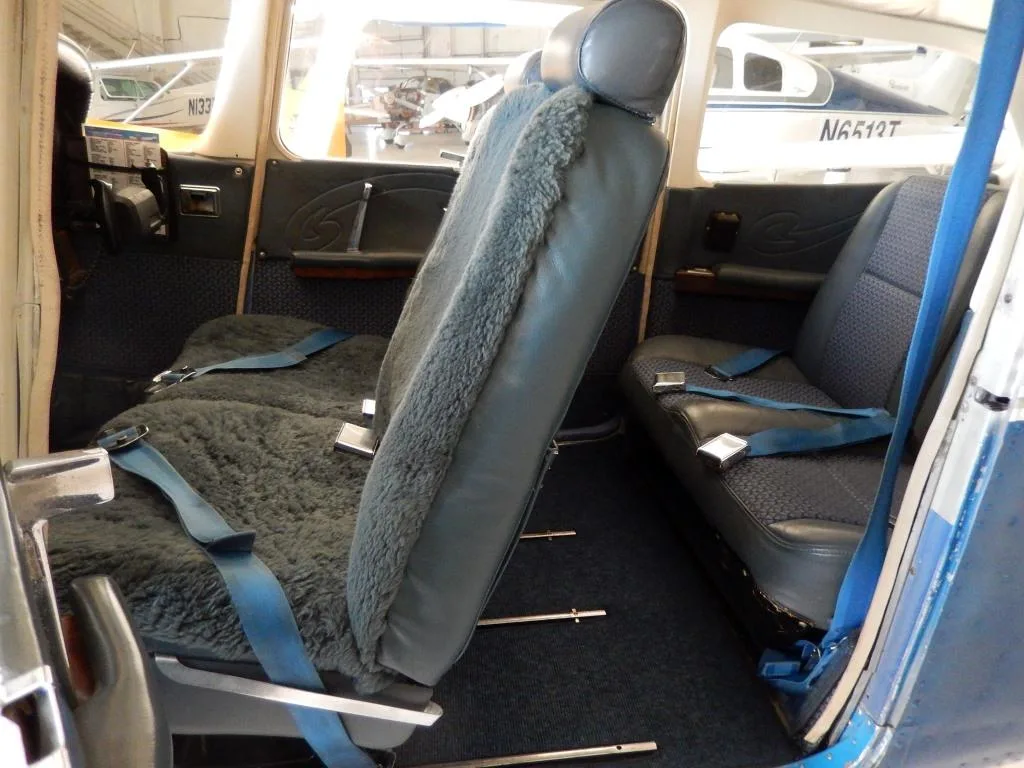 Cabin interior of a 1980 Cessna 172RG- N4721R Aircraft.