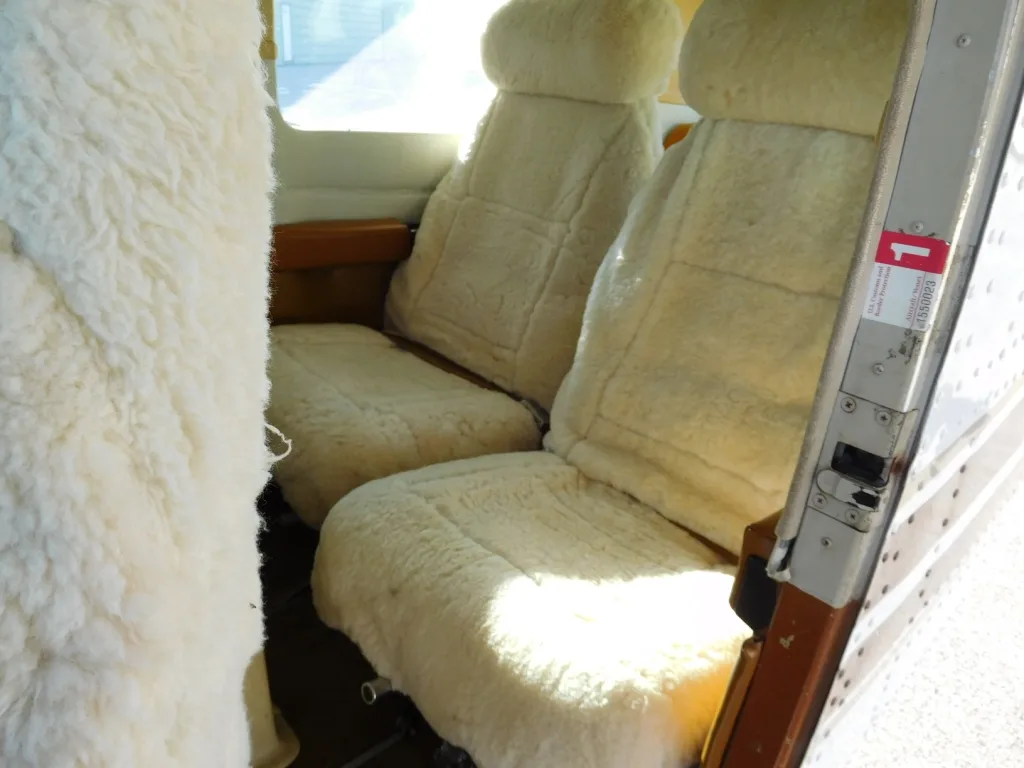 Cabin interior of a 1980 Cessna T210 - N5531C Aircraft.