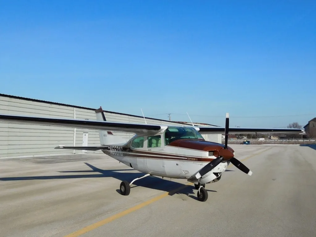 Exterior view of a 1980 Cessna T210 - N5531C Aircraft.