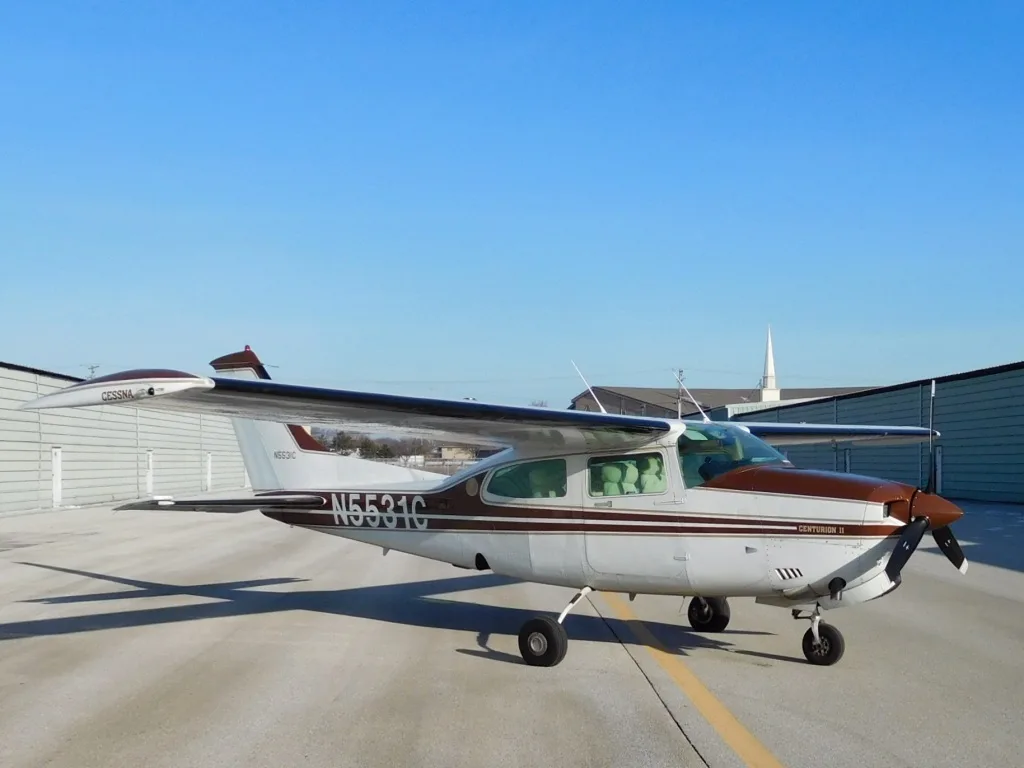 Exterior view of a 1980 Cessna T210 - N5531C Aircraft.