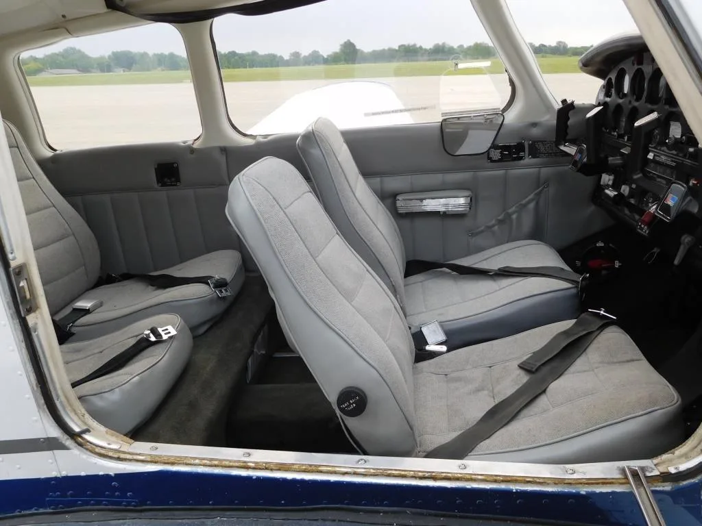 Cabin interior of a 1980 Piper Arrow IV - N81898 Aircraft.