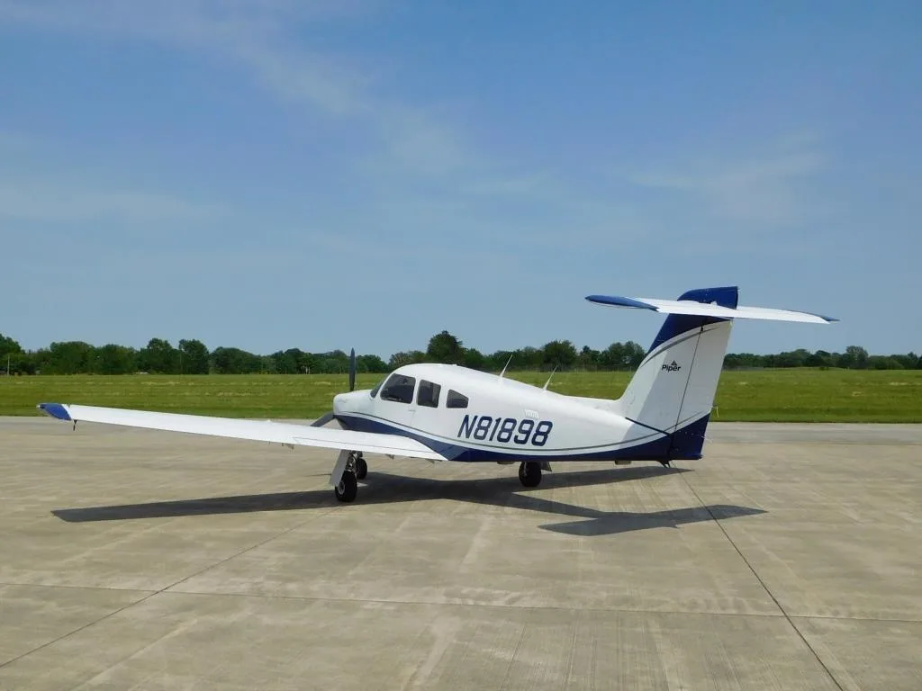 Exterior view of a 1980 Piper Arrow IV - N81898 Aircraft.