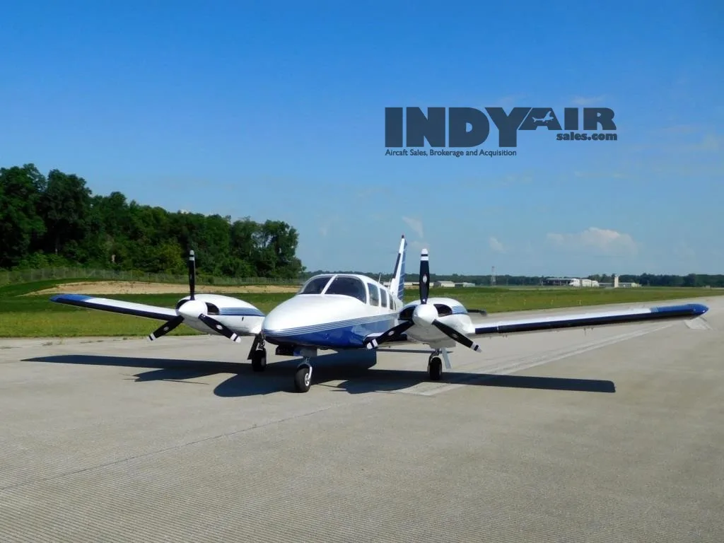 Exterior view of a 1980 Piper Seneca II - N803GM Aircraft.