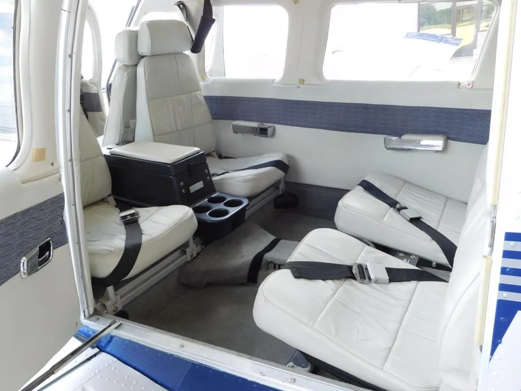 Cabin interior of a 1980 Piper Seneca II - N803GM Aircraft.