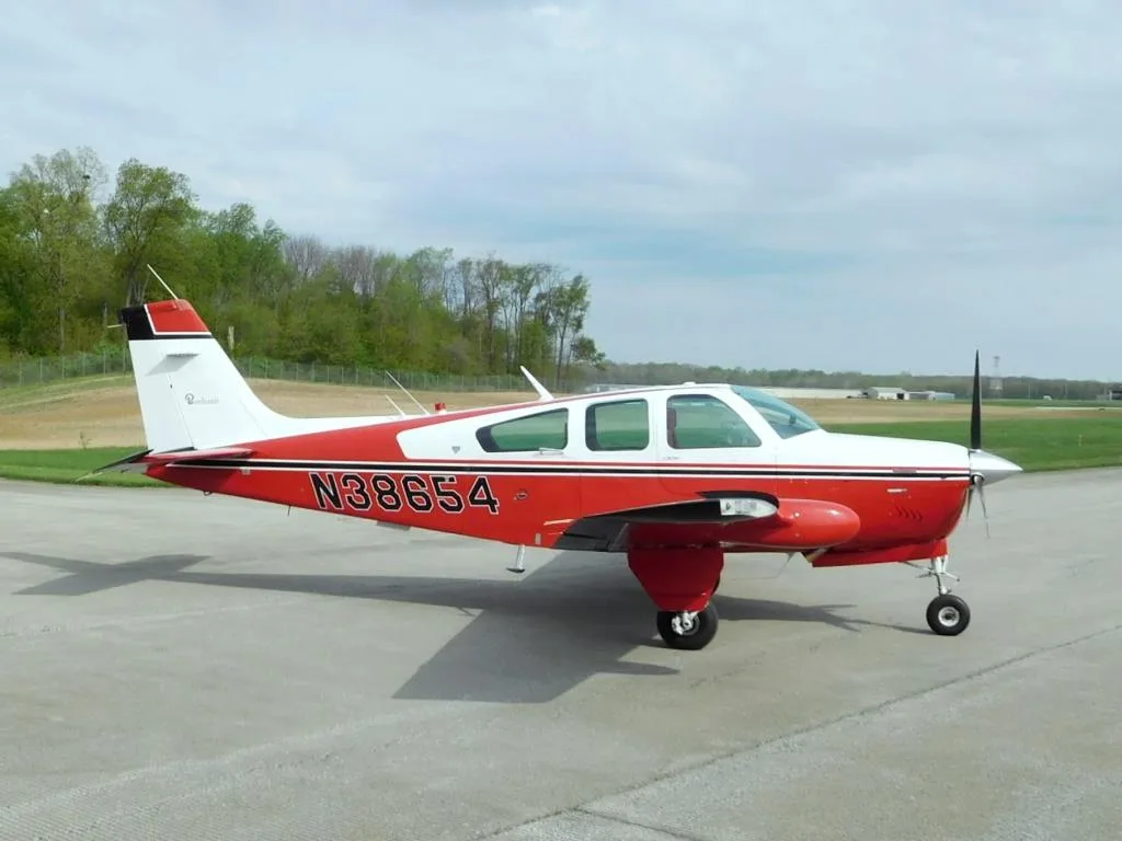 Exterior view of a 1981 Beech F33A - N38654 Aircraft.