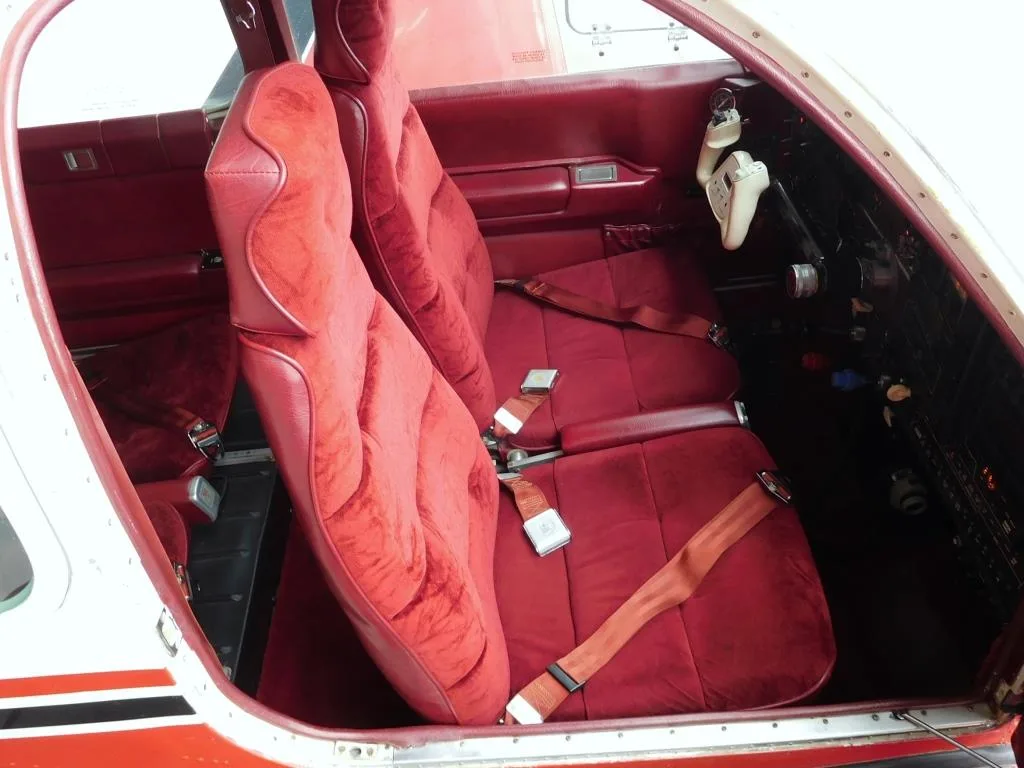 Cabin interior of a 1981 Beech F33A - N38654 Aircraft.