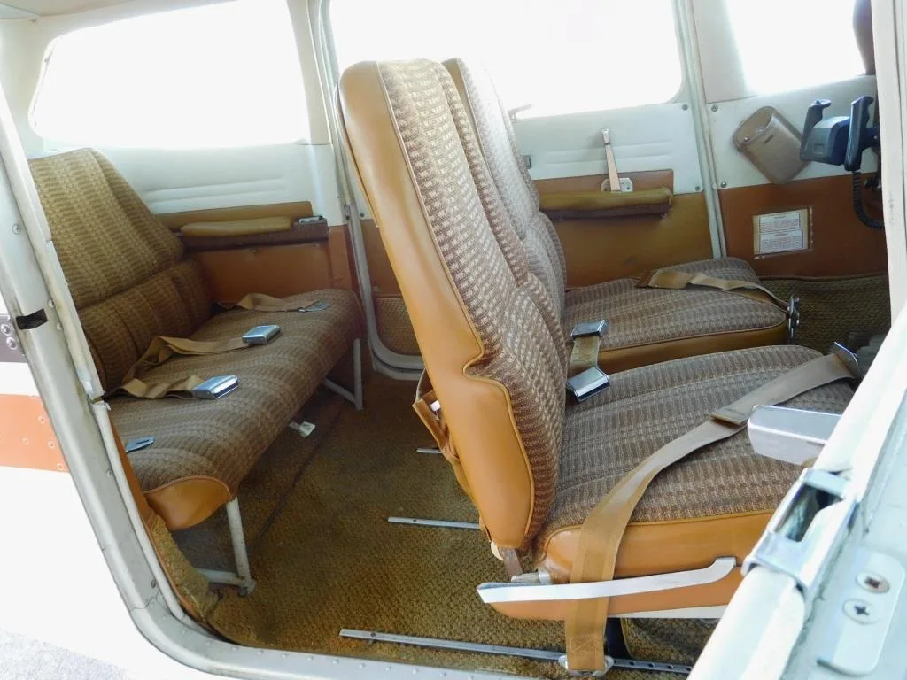 Cabin interior of a 1981 Cessna 172P - N51885 Aircraft.