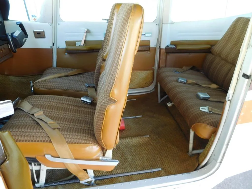 Cabin interior of a 1981 Cessna 172P - N51885 Aircraft.