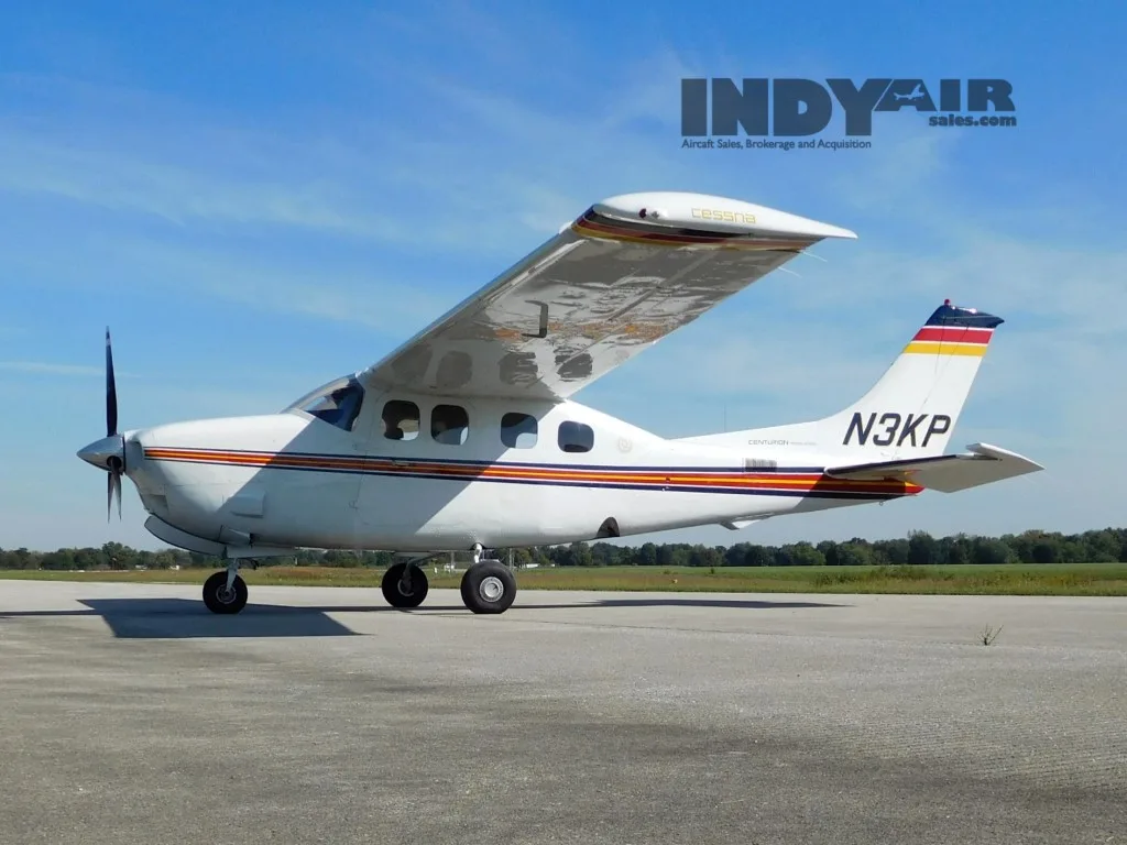 Exterior view of a 1981 Cessna P210 - N3KP Aircraft.