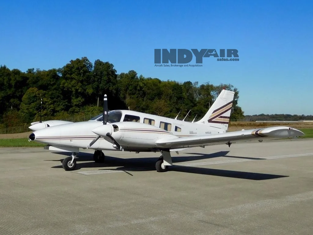 Exterior view of a 1981 Piper Seneca II - N455US Aircraft.