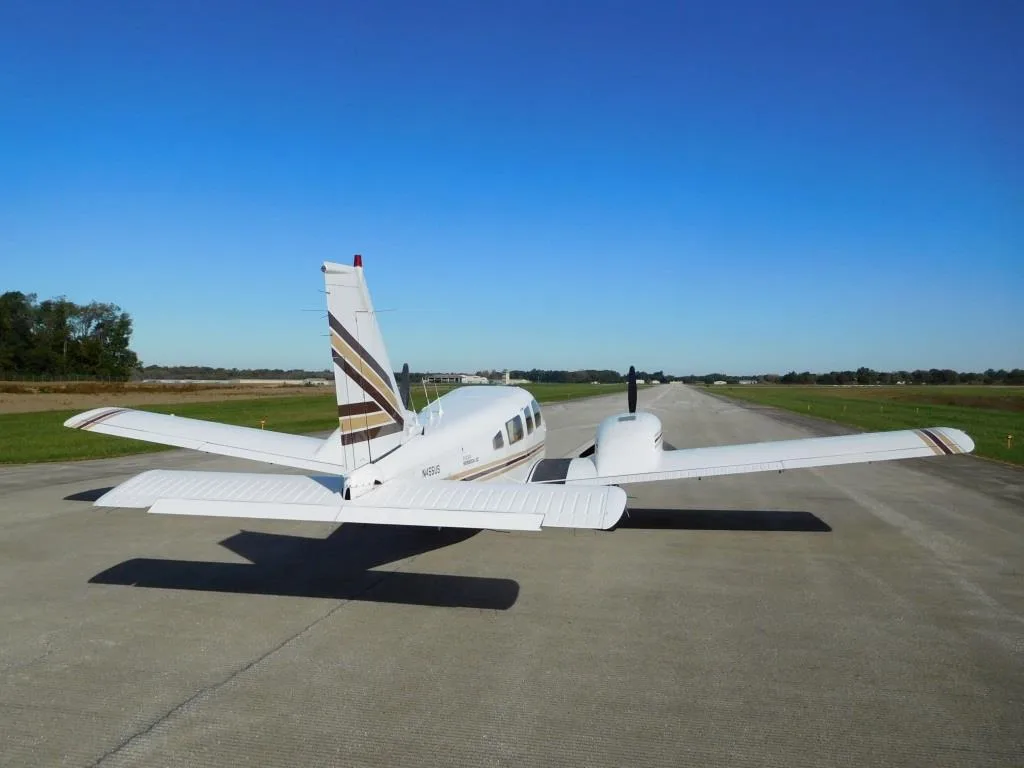 Exterior view of a 1981 Piper Seneca II - N455US Aircraft.