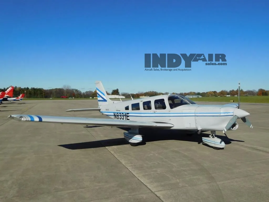 Exterior view of a 1981 Piper Turbo Saratoga - N8331E Aircraft.