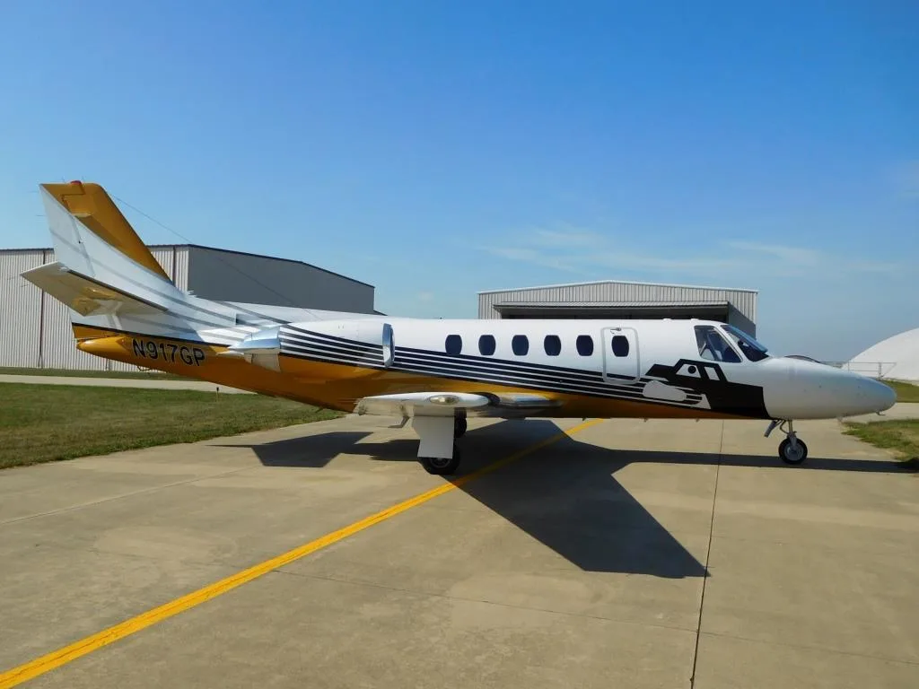 Exterior view of a 1985 Cessna Citation SII - N917GP Aircraft.