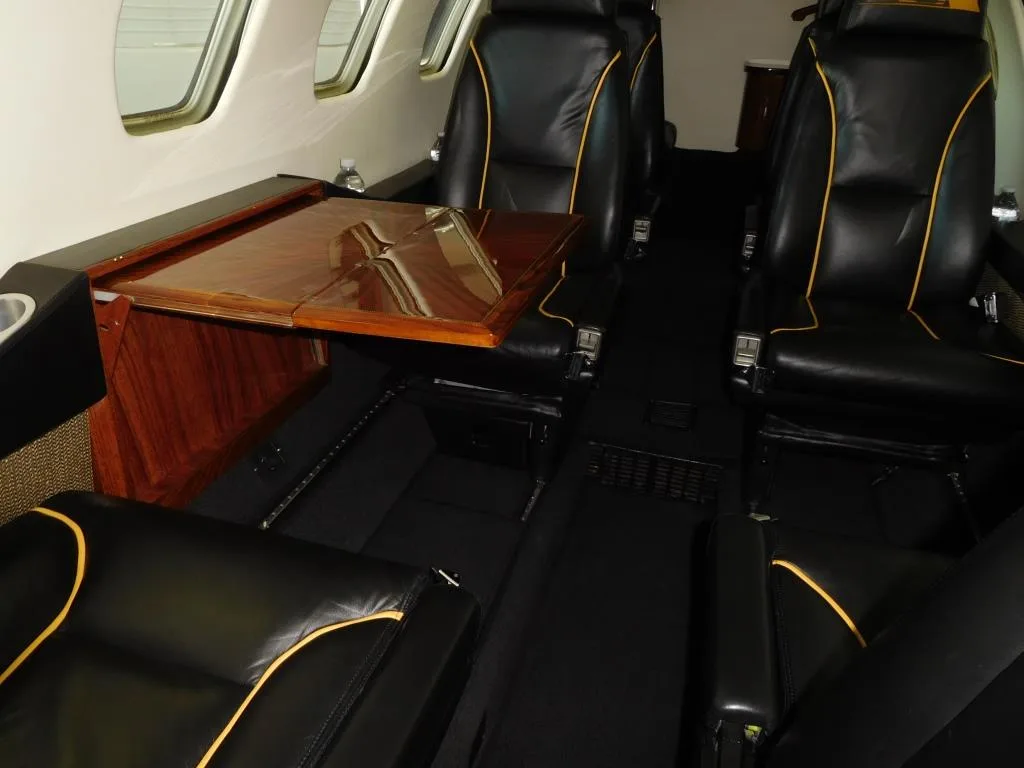 Cabin interior of a 1985 Cessna Citation SII - N917GP Aircraft.