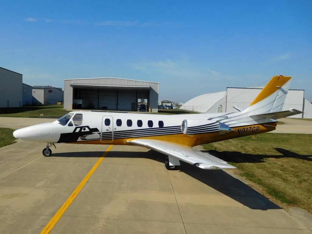 Exterior view of a 1985 Cessna Citation SII - N917GP Aircraft.