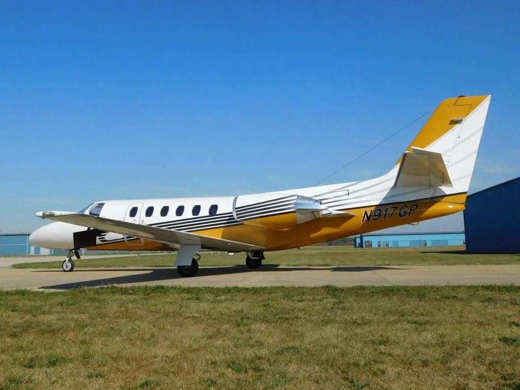 Exterior view of a 1985 Cessna Citation SII - N917GP Aircraft.