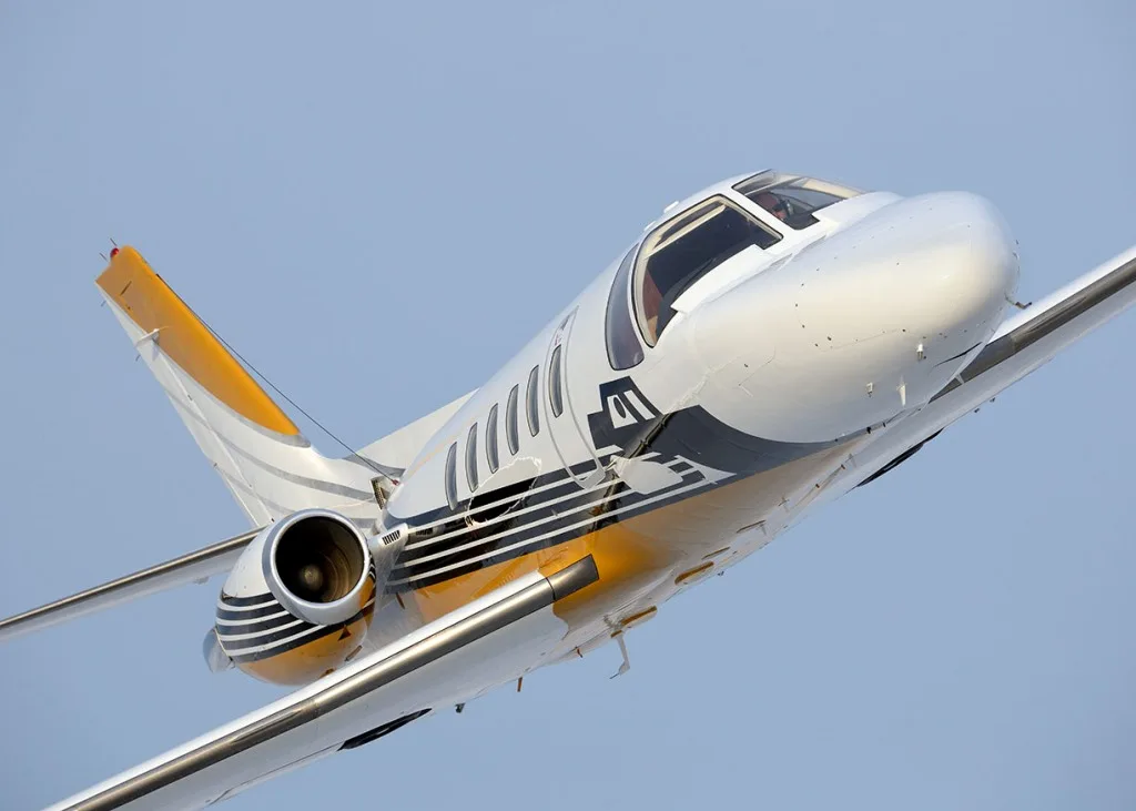 Exterior view of a 1985 Cessna Citation SII - N917GP Aircraft.