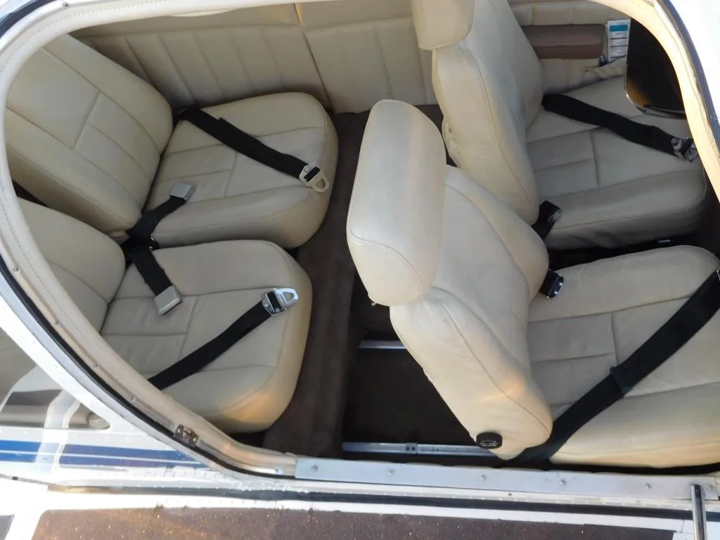 Cabin interior of a 1985 Piper Archer II - N25030 Aircraft.