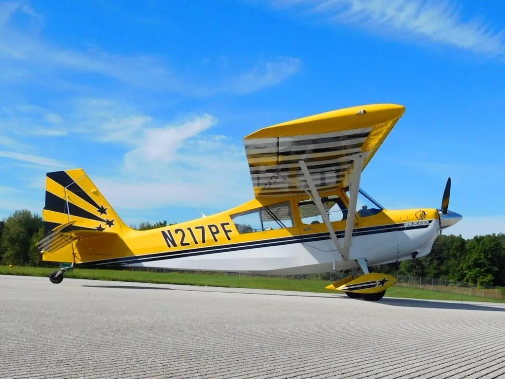 Marketing image of a 1997 Super Decathlon - N217PF Aircraft.