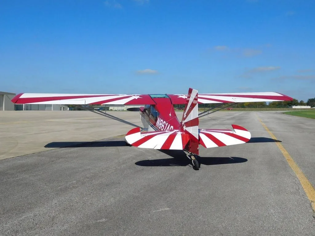 Exterior view of a 2000 American Champion N861AC Aircraft.