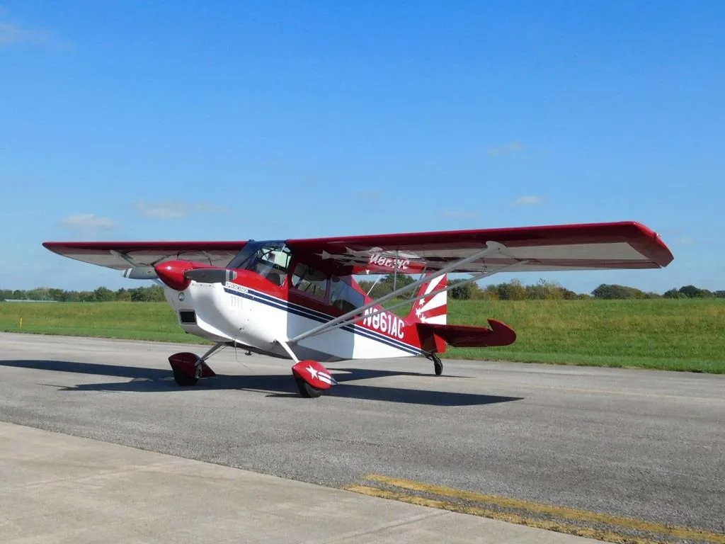Exterior view of a 2000 American Champion N861AC Aircraft.