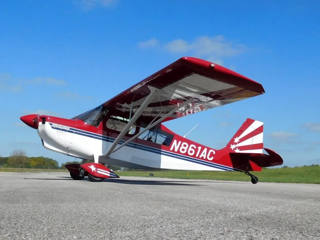 Exterior view of a 2000 American Champion N861AC Aircraft.