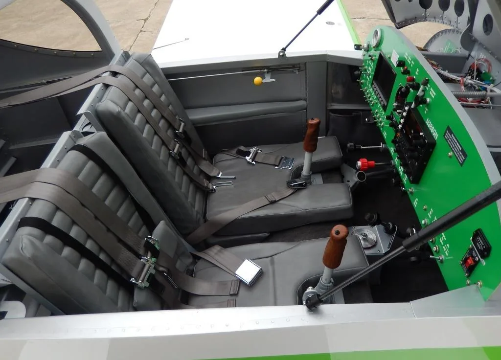 Cockpit and instrument panel of a 2011 Vans RV-7A- N388GN Aircraft.