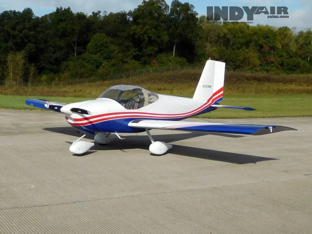Exterior view of a 2011 Vans RV12- N120MK Aircraft.