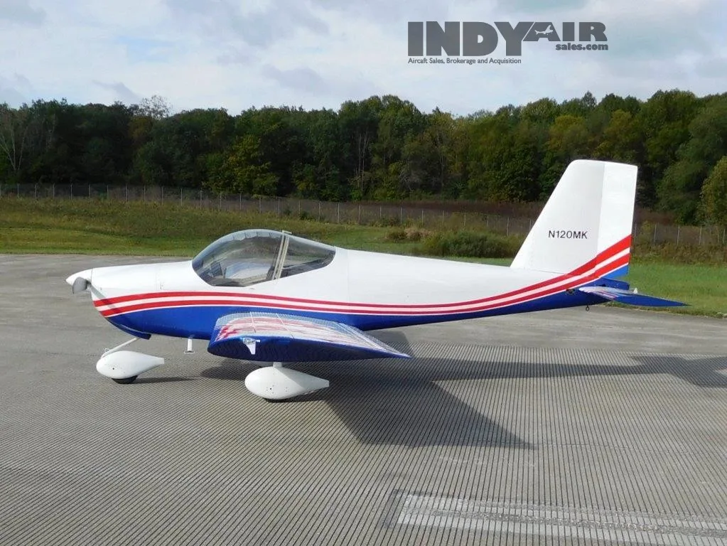 Exterior view of a 2011 Vans RV12- N120MK Aircraft.