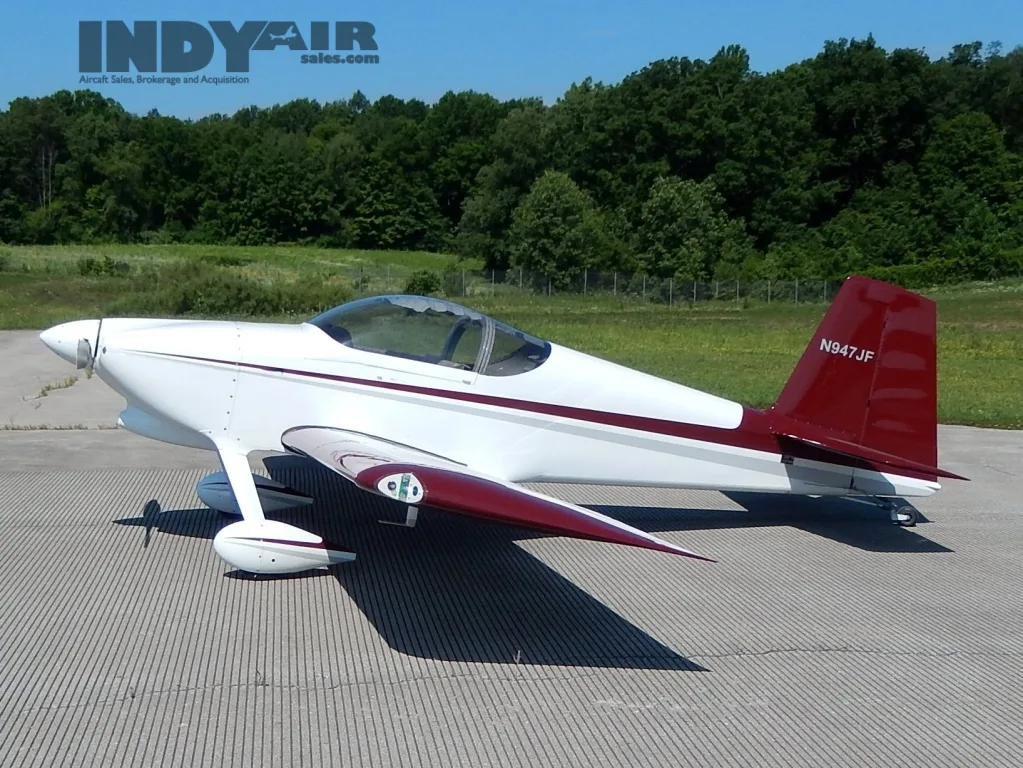 Exterior view of a 2011 Vans RV7- N947JF Aircraft.