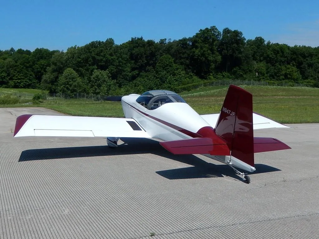 Exterior view of a 2011 Vans RV7- N947JF Aircraft.