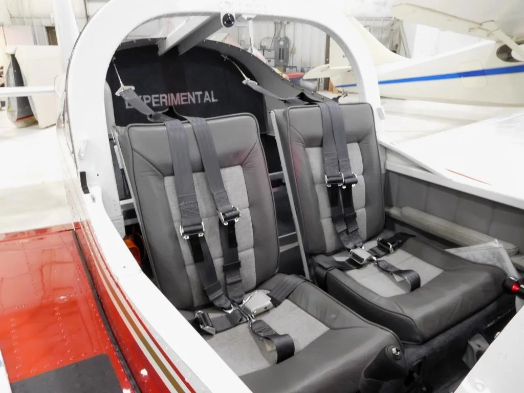 Cabin interior of a 2013 Vans RV12- N502RV Aircraft.