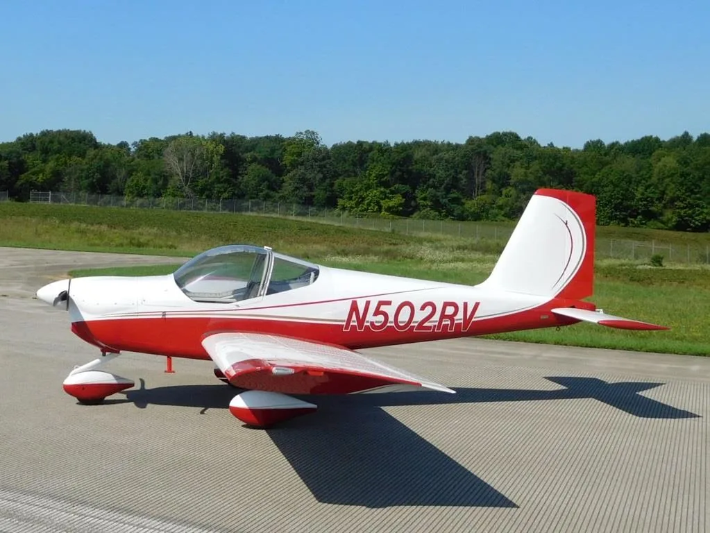 Exterior view of a 2013 Vans RV12- N502RV Aircraft.
