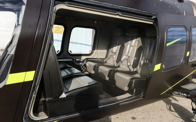 Cabin interior of a 2012 Agusta A109SP GrandNew.