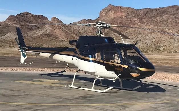Exterior view of a 1998 Airbus AS350B3.