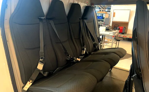 Cabin interior of a 2012 Airbus AS350B3e.