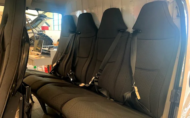 Cabin interior of a 2012 Airbus AS350B3e.