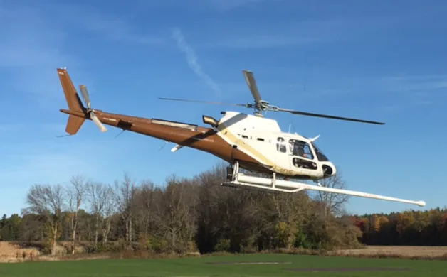 Exterior view of a 2012 Airbus AS350B3e.