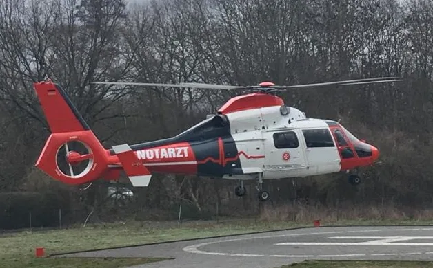 Exterior view of a 1995 Airbus AS365N2.