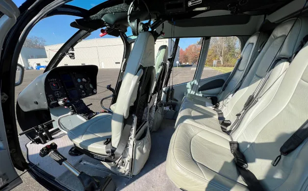 Cabin interior of a 2001 Airbus EC120B.