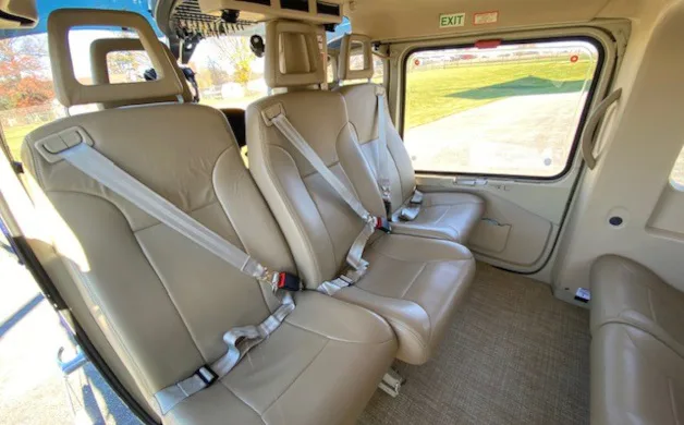 Cabin interior of a 2006 Airbus EC135T2+.